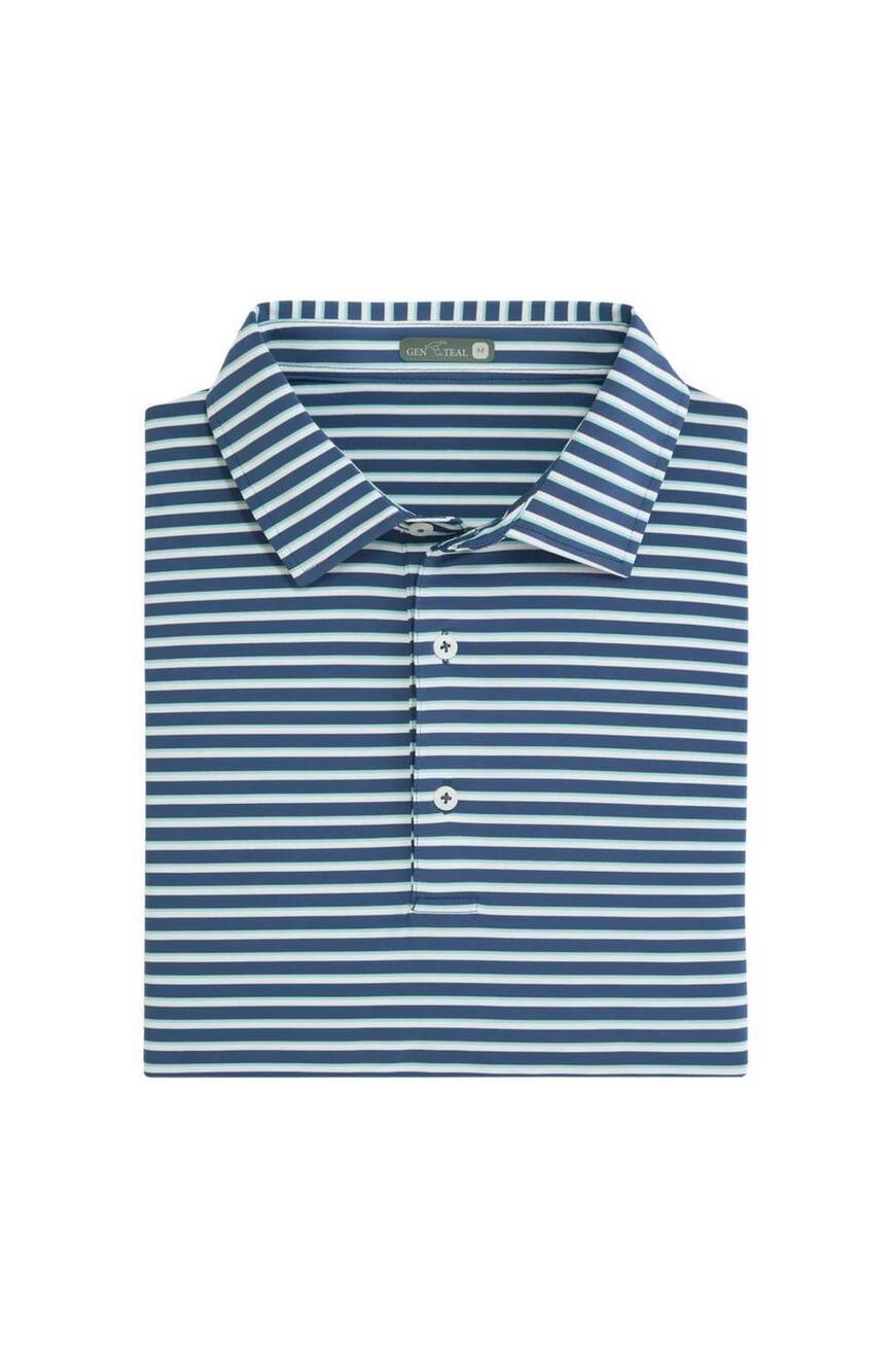 NEW GENTEAL men's hardings performance polo in ensign